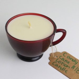 Candy Cane Lotion Candle